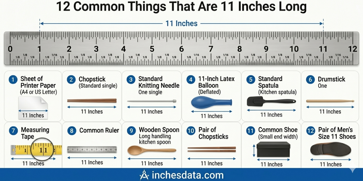 How Long Is 11 Inches? 12 Common Things That Are 11 Inches Long