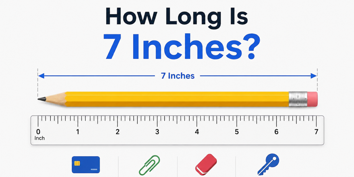 How Long Is 7 Inches? 15 Common Everyday Things That Are About 7 Inches Long