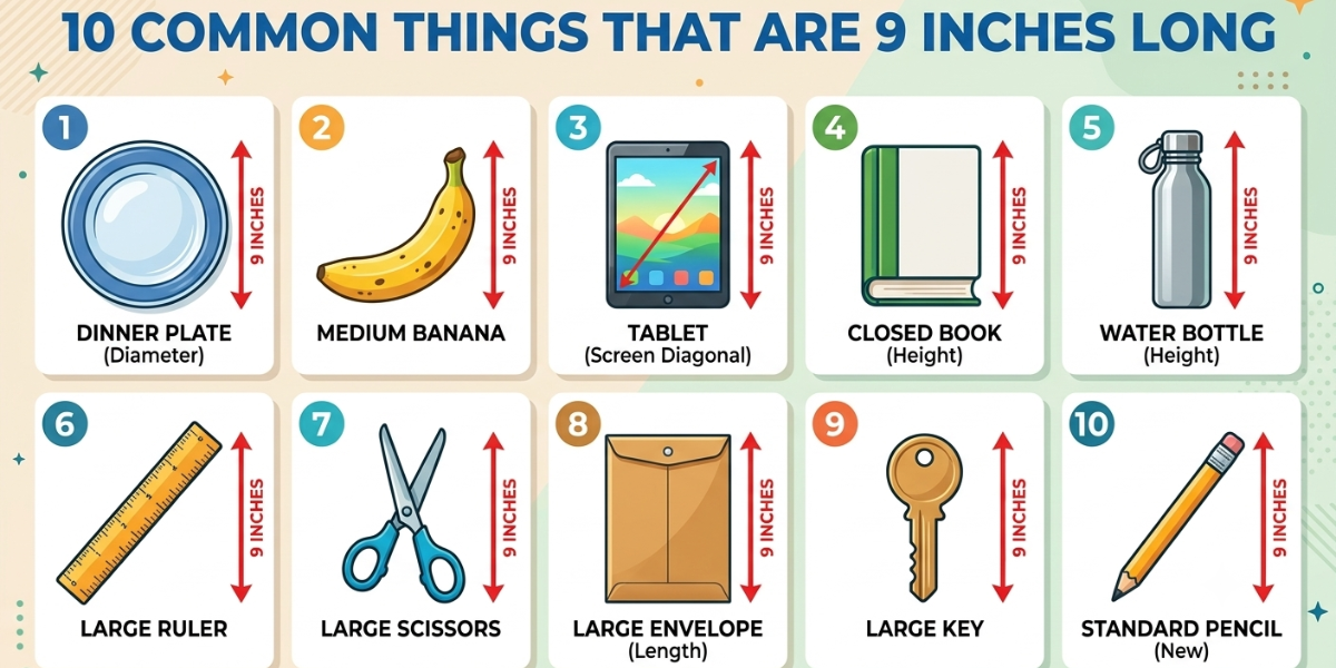 How Long Is 9 Inches? 10 Common Things That Are 9 Inches Long