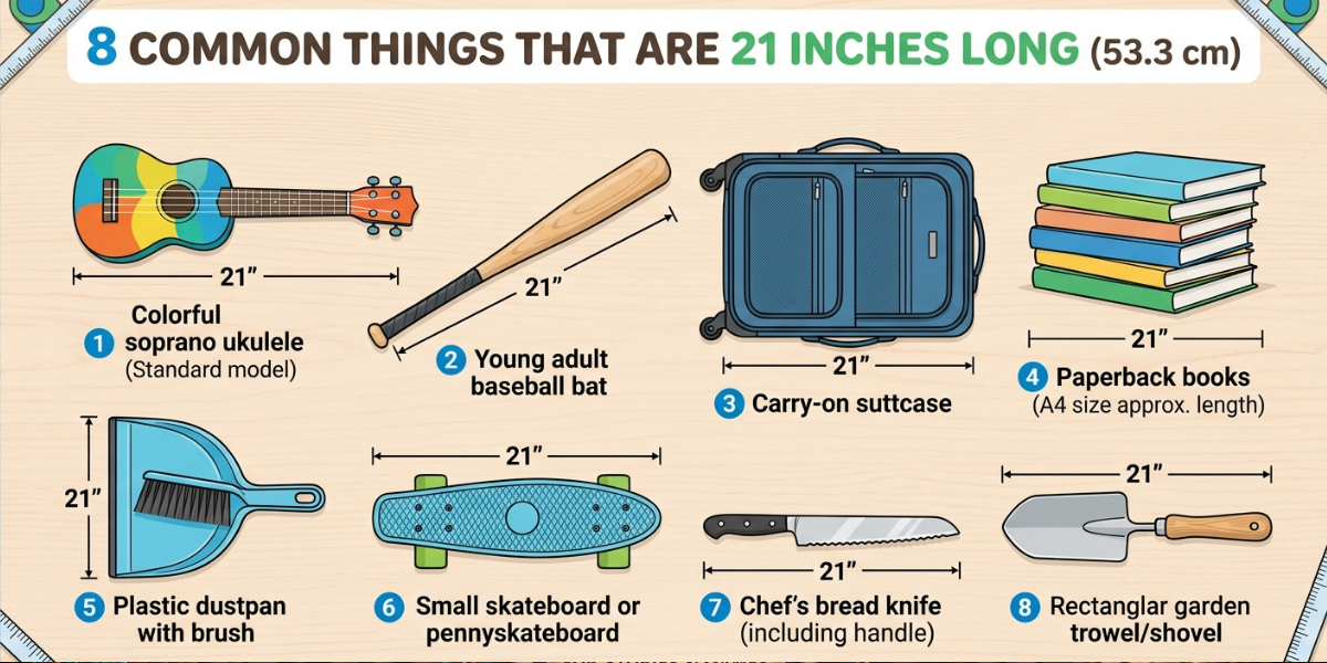 8 Common Things That Are 21 Inches Long