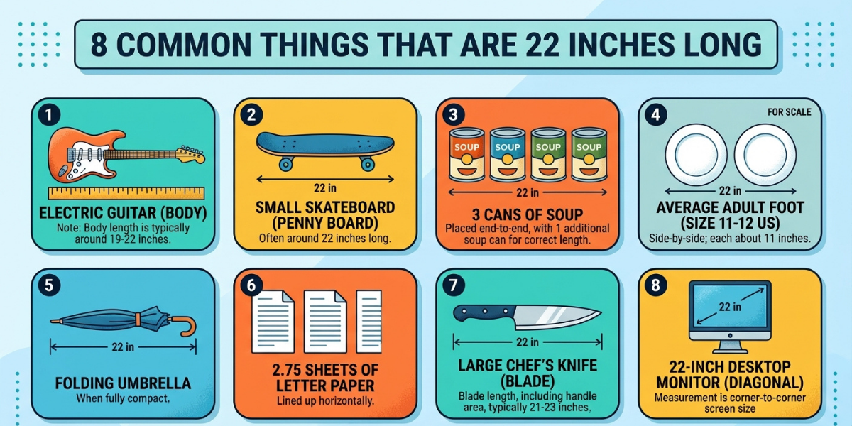 8 Common Things That Are 22 Inches Long